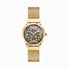 Best Damenuhr mit 33 mm, Libellen und Steinen goldfarben Damen Uhren|Damenuhren